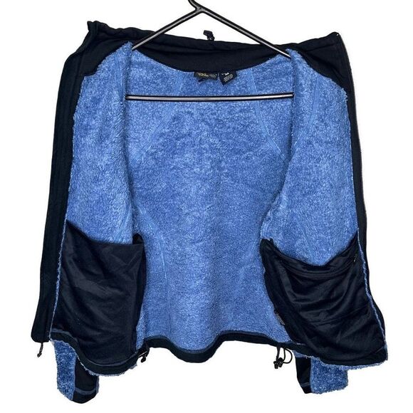 Vintage Mountain Hardwear Fuzzy Cozy Fleece Full Zip Jacket Made In USA Womens M - Picture 3 of 4